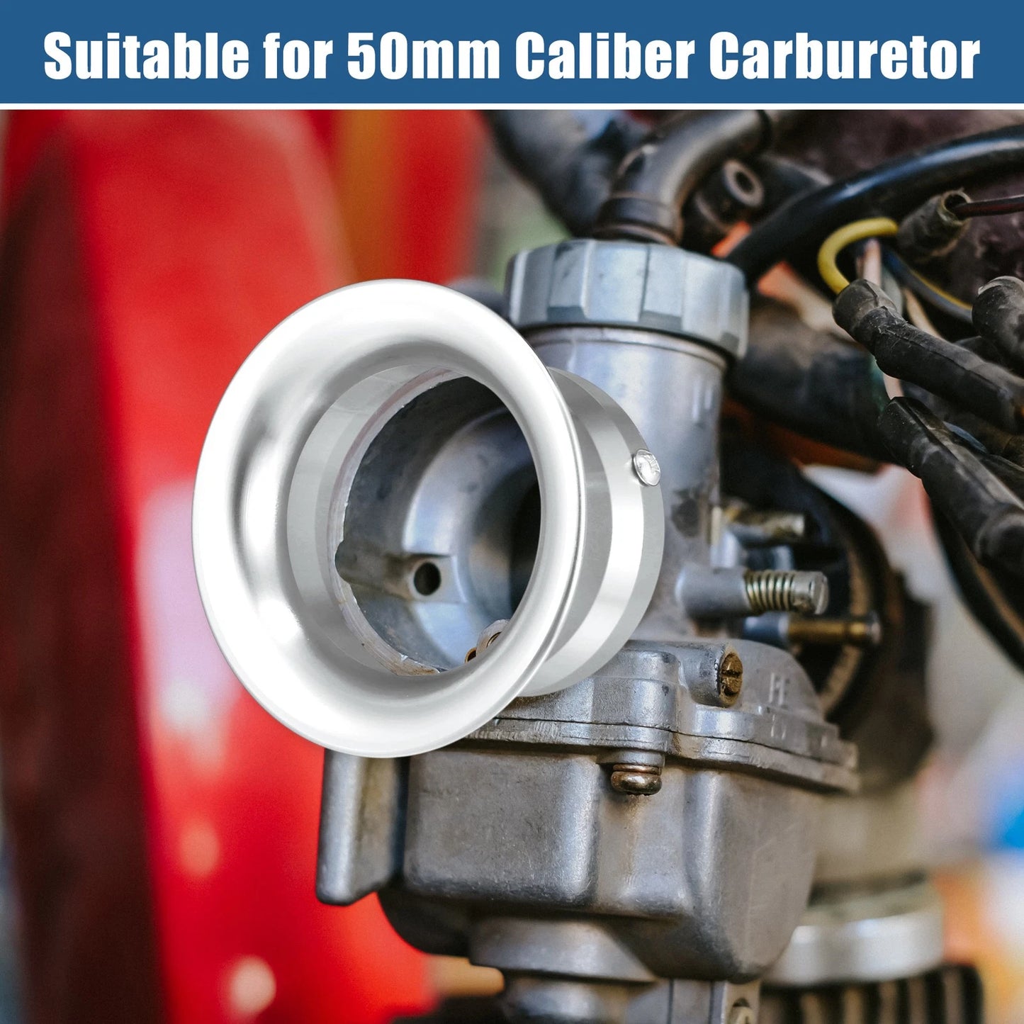 55mm Velocity Stack Carburetor Air Filter Funnel Universal Item
