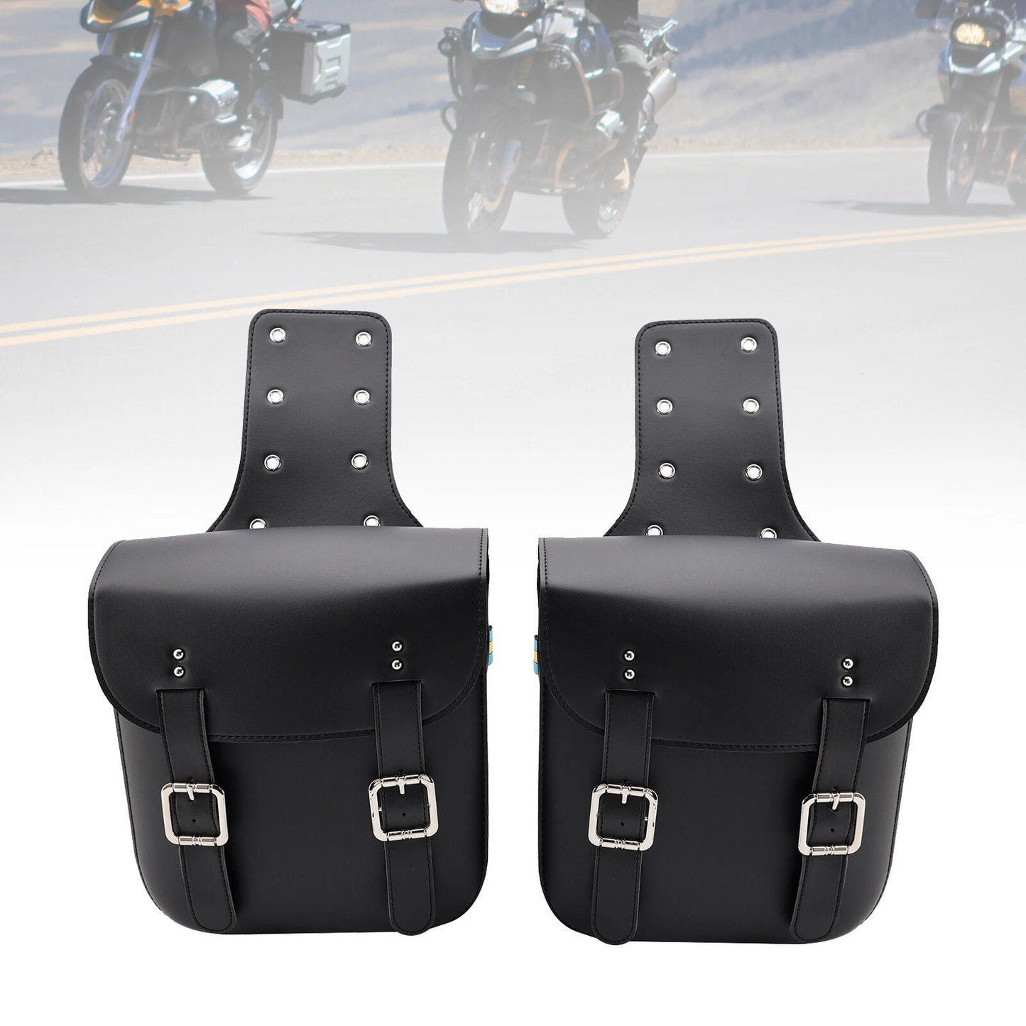 18L Universal Black Side Bag for Motorcycles