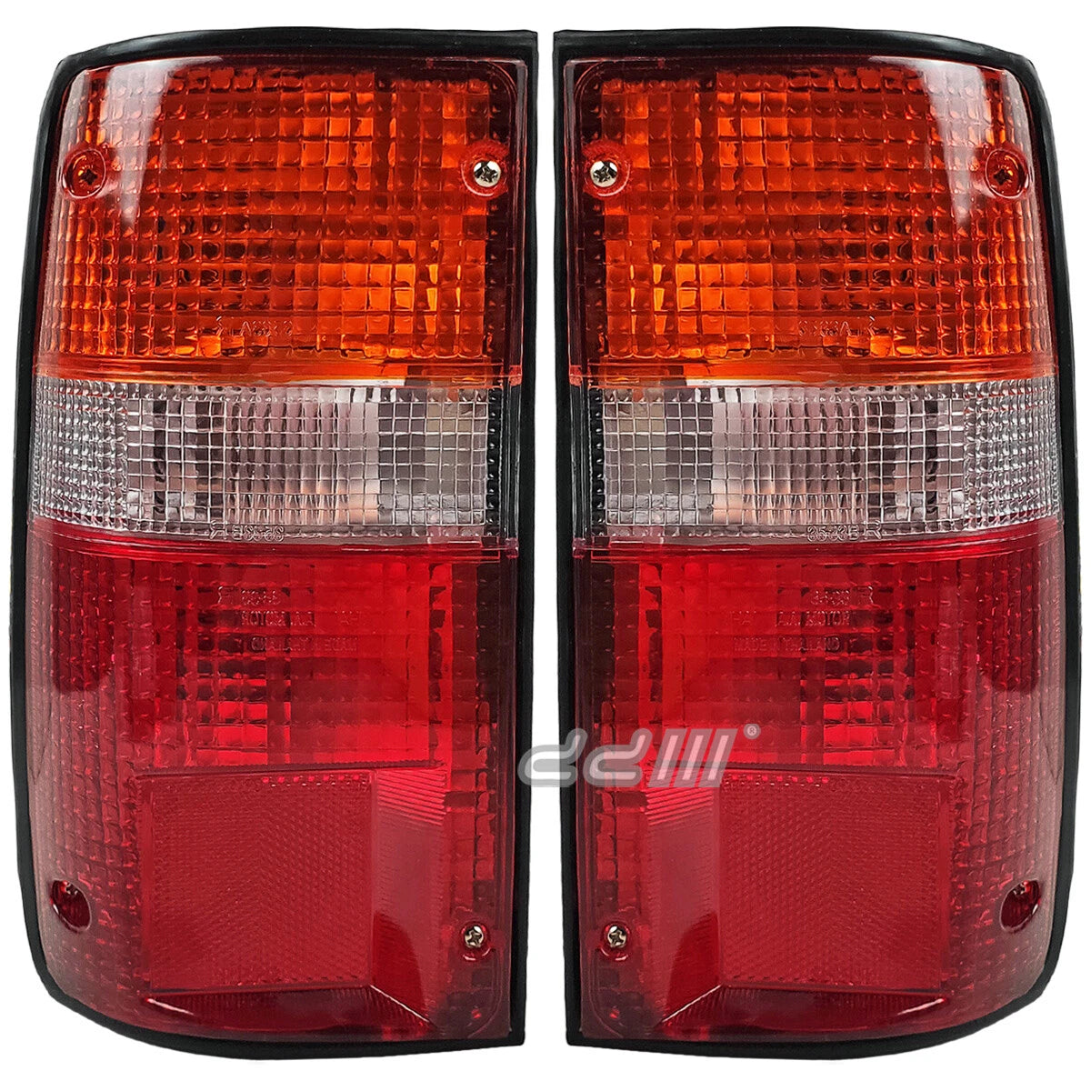 2 x Rear Tail Light Lamps for Toyota Hilux RN80 RN110 LN106 YN110 (88-97)