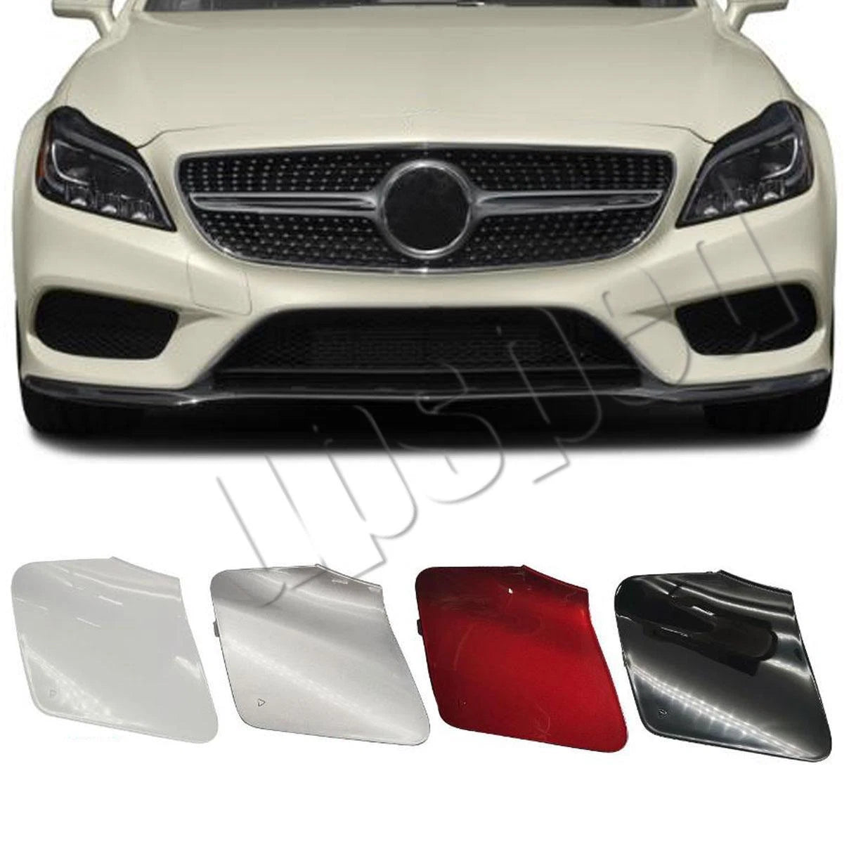 Front Bumper Tow Hook Eye Cover Cap for Benz W218 X218 C218 CLS400 (2015–17)