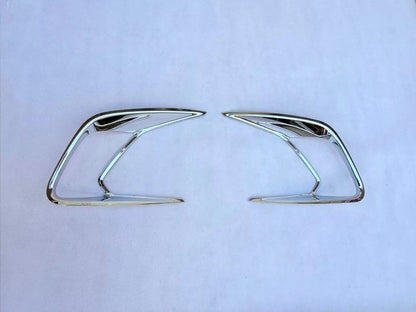 ABS Chrome Front Fog Light Lamp Cover Trim for 2024-2025 Toyota Grand Highlander