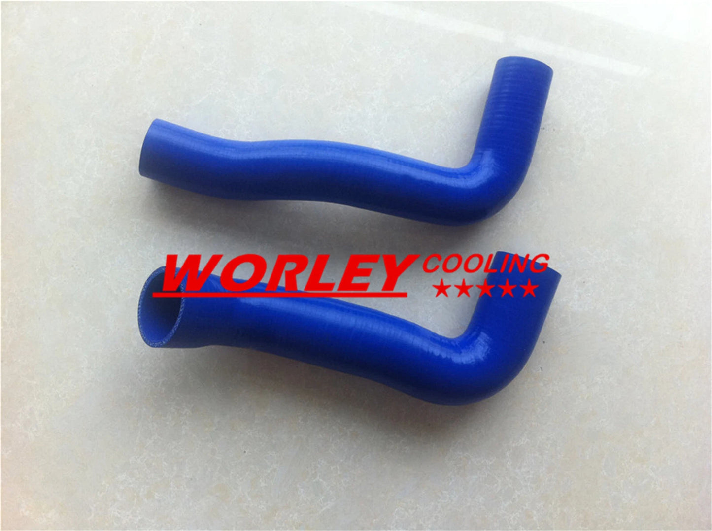 Aluminum Radiator & Blue Hose for Ford Cortina 6 Cylinder (1972-1982)