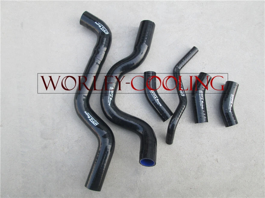 Aluminum Radiator & Black Hoses for Suzuki SV650N SV650 2003-2004