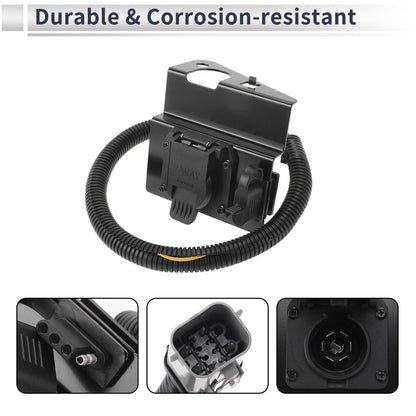4-Pin & 7-Pin Trailer Wiring Connector Cord for Ford F-250 Super Duty (1999-2001)