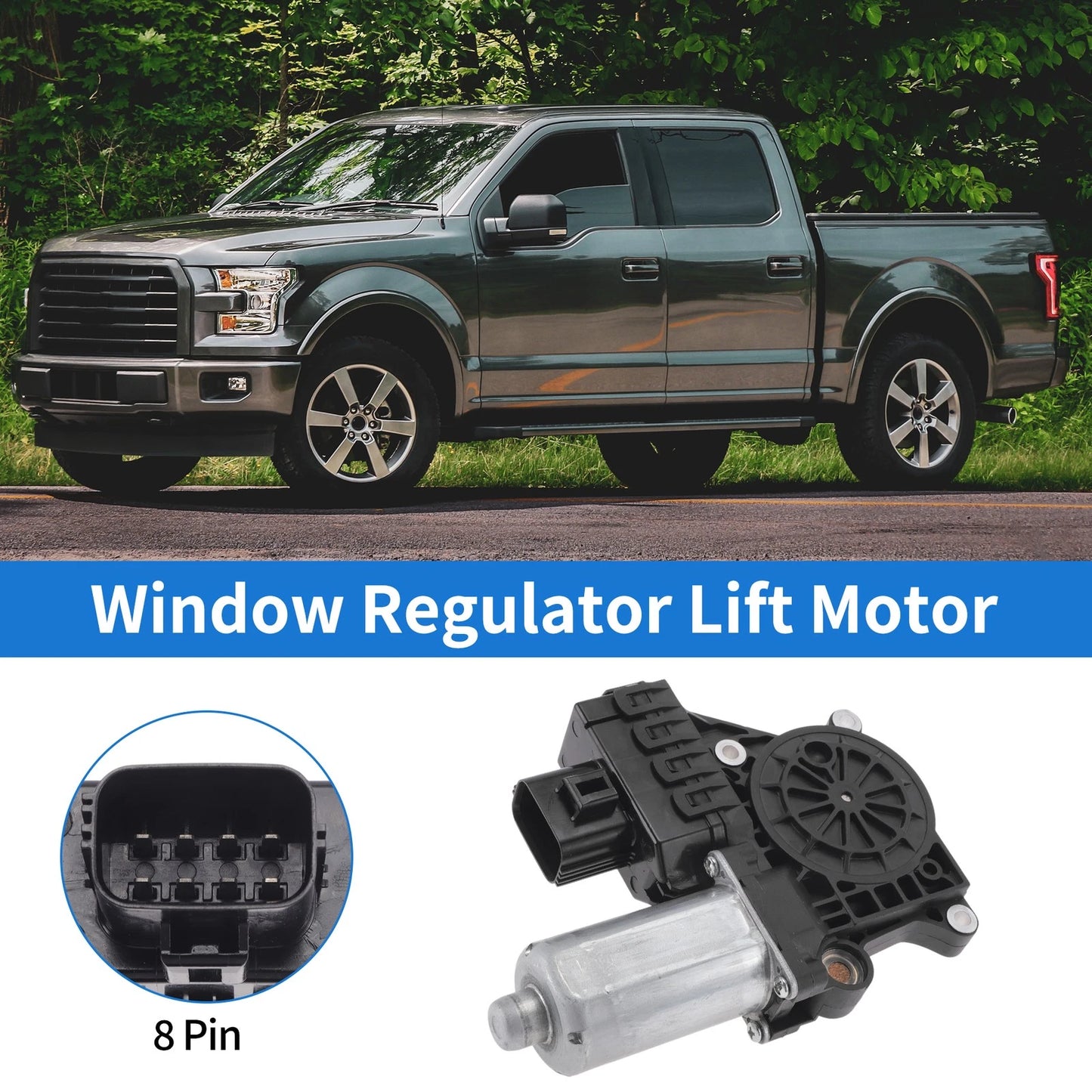 Power Window Regulator Lift Motor for Ford Mustang (2005-2009)