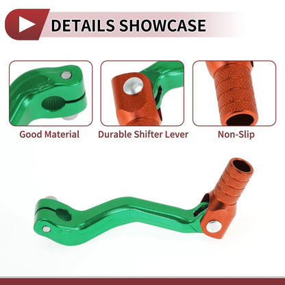 Shifter Lever Folding Green Orange for Kayo T2