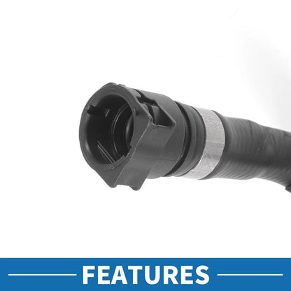 Engine Radiator Hose for BMW 228i 2.0L Rubber Black (2014 - 2016)