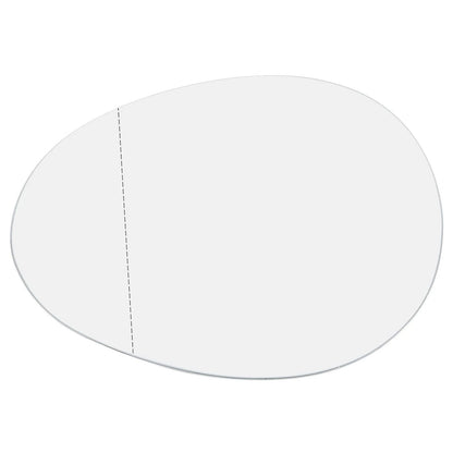 Left Driver Side Mirror Glass for BMW Mini Cooper (2007-2015)