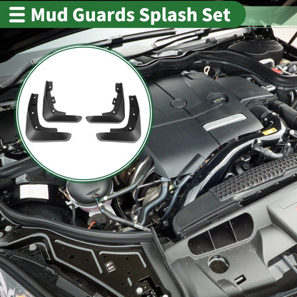 Mud Flaps Splash Guards 1 Set for Lexus ES (2007-2011)