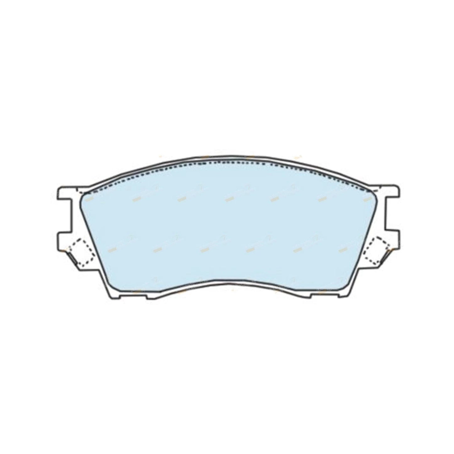 4WD Front Disc Brake Pad Set for Mazda B2500 (1996-1999)