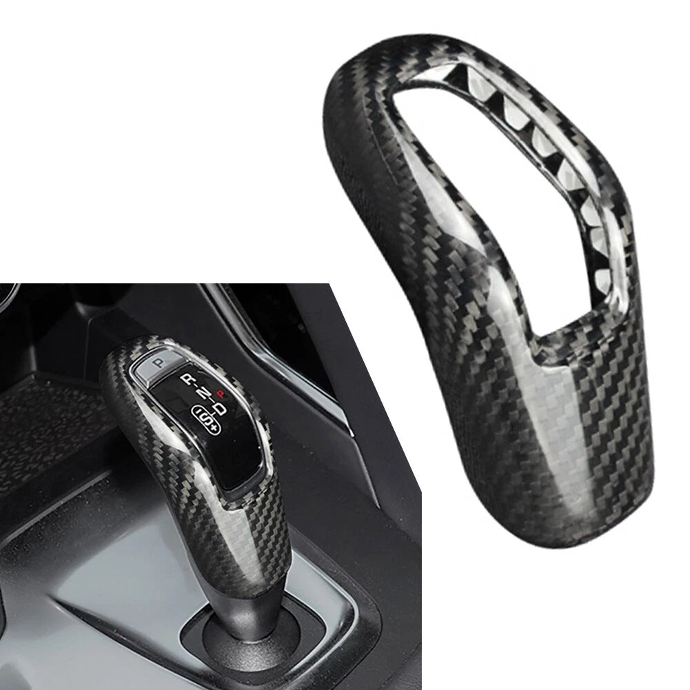 Carbon Fiber Gear Shift Knob Cover for Land Rover Range Rover Sport (2014-2017)
