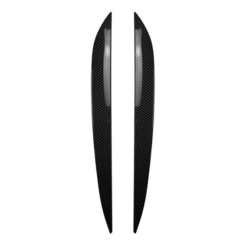 Carbon Fiber Front Headlight Eyelid Trim Covers for VW Touareg (2010-2018)