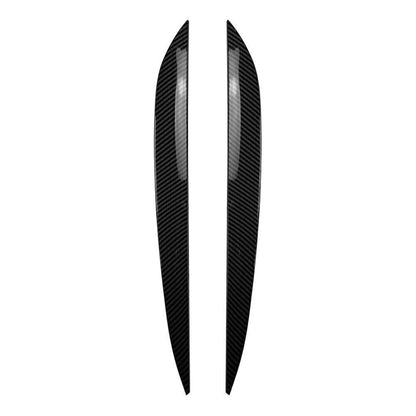 Carbon Fiber Front Headlight Eyelid Trim Covers for VW Touareg (2010-2018)