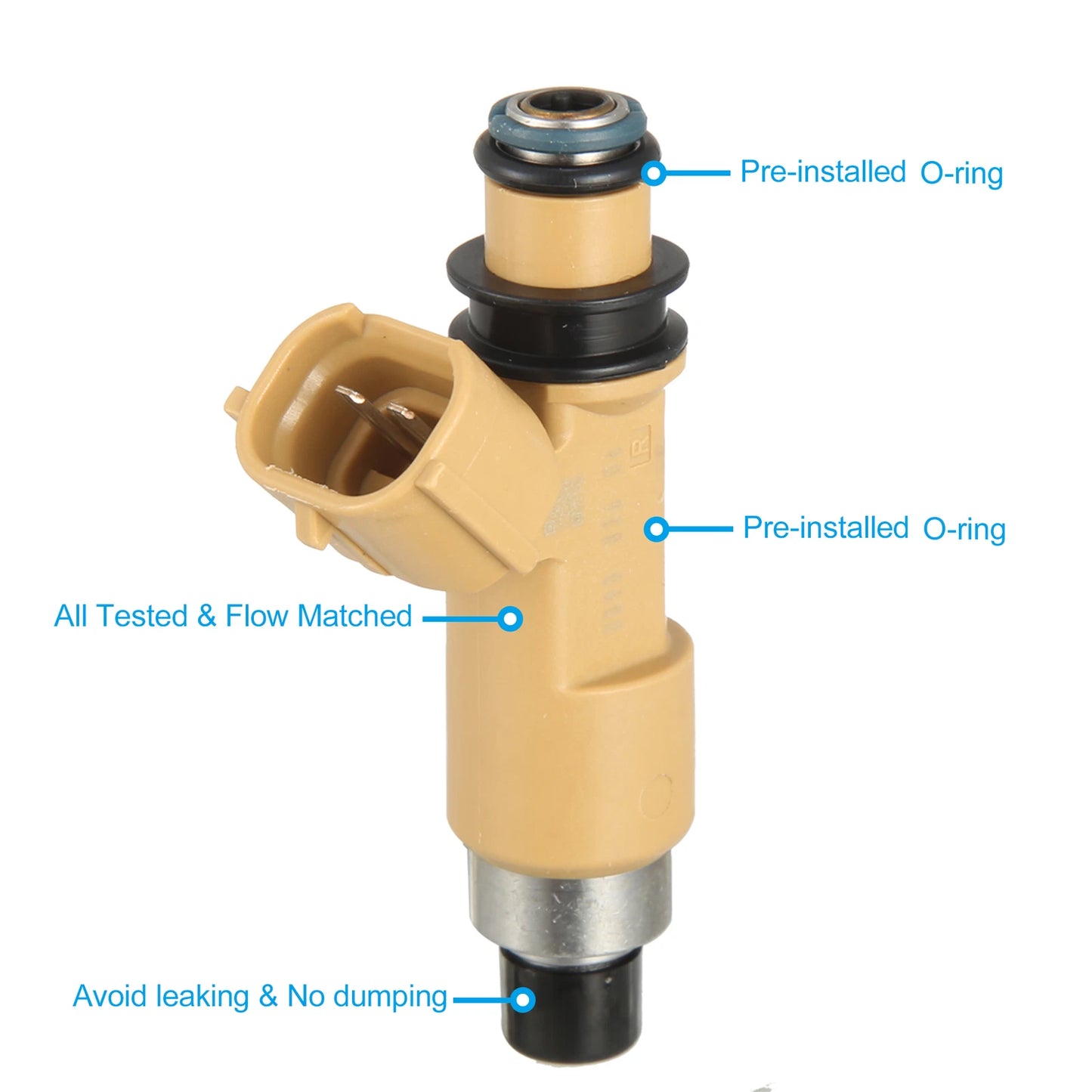 4 x Fuel Injector Nozzles for Subaru Forester Impreza 2.5L (2005-2010)