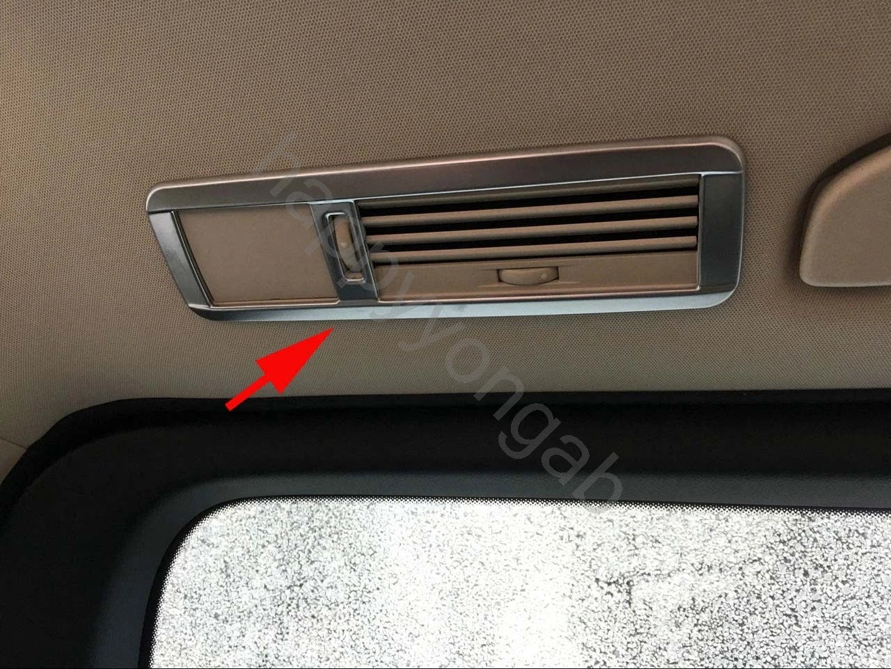 Matte Rear Air Vent Outlet A/C Cover Trim for Mercedes-Benz Vito Metris (2016-2020)