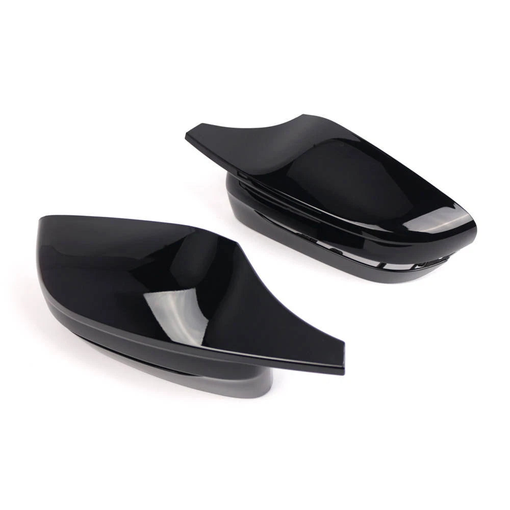 M Style Glossy Black Side Mirror Cover Caps for BMW 3 Series (2019–2023)