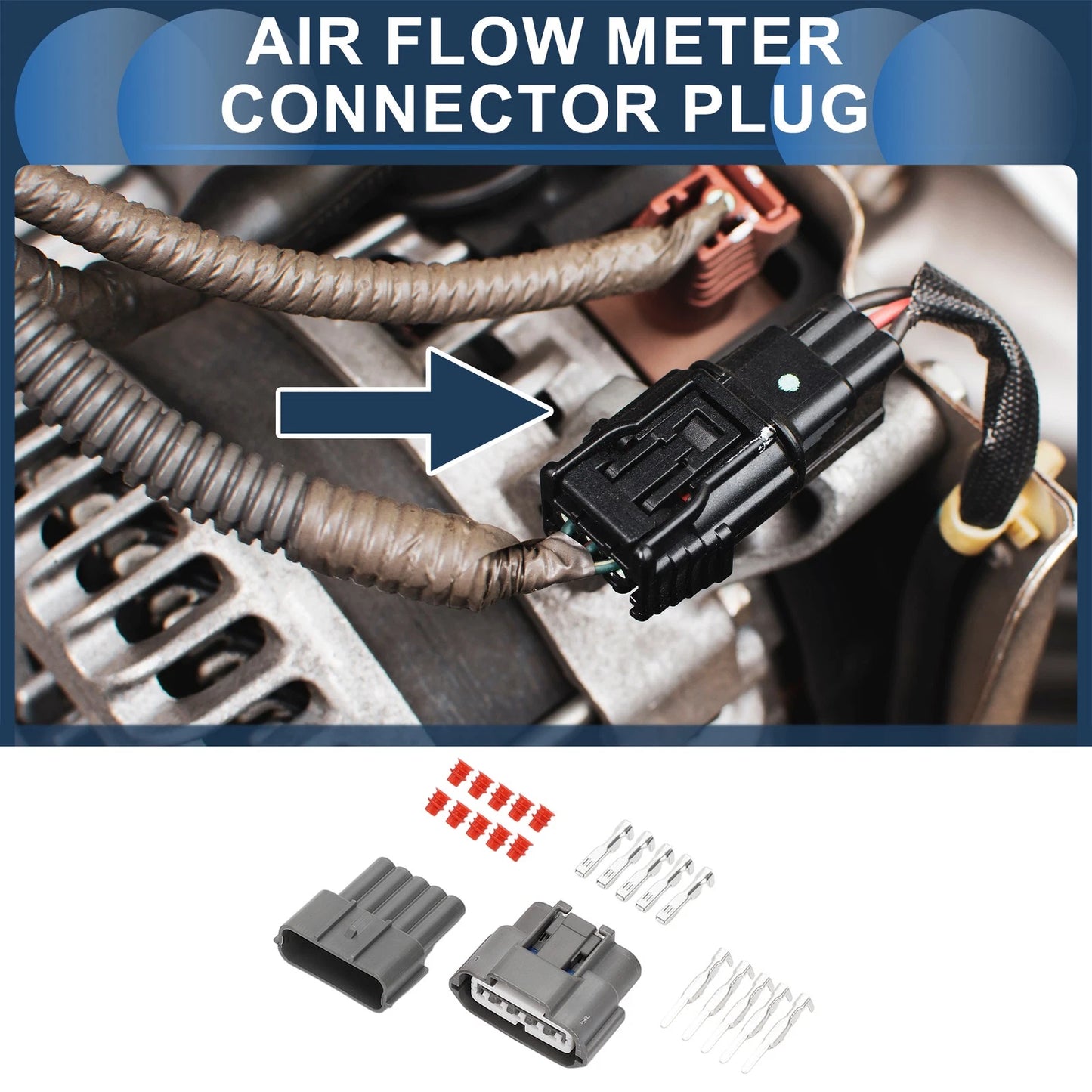 5 Pin Air Flow Meter Connector Plug for Nissan