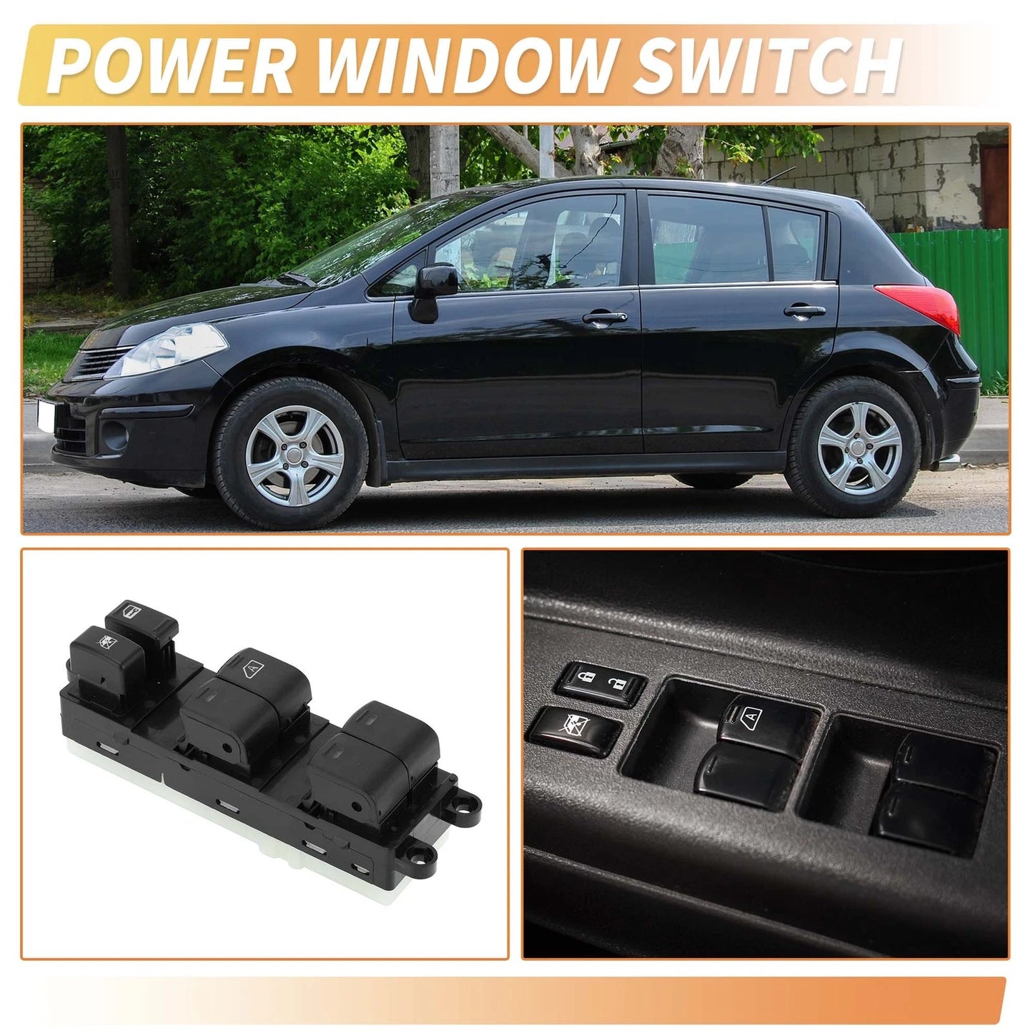 Power Window Switch for Nissan Tiida (2006-2010)