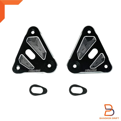 Black Aluminium Headlight Mounting Plate for Honda Monkey Z125 (2018-2024)