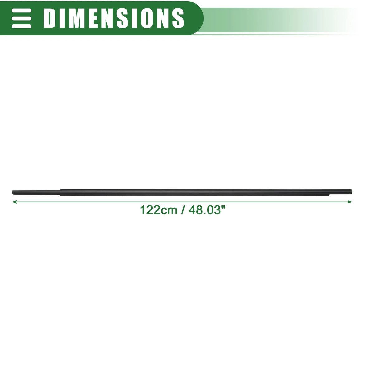 Rear Left Right Door Window Belt Weatherstrip for Toyota Sienna (2011-2020)