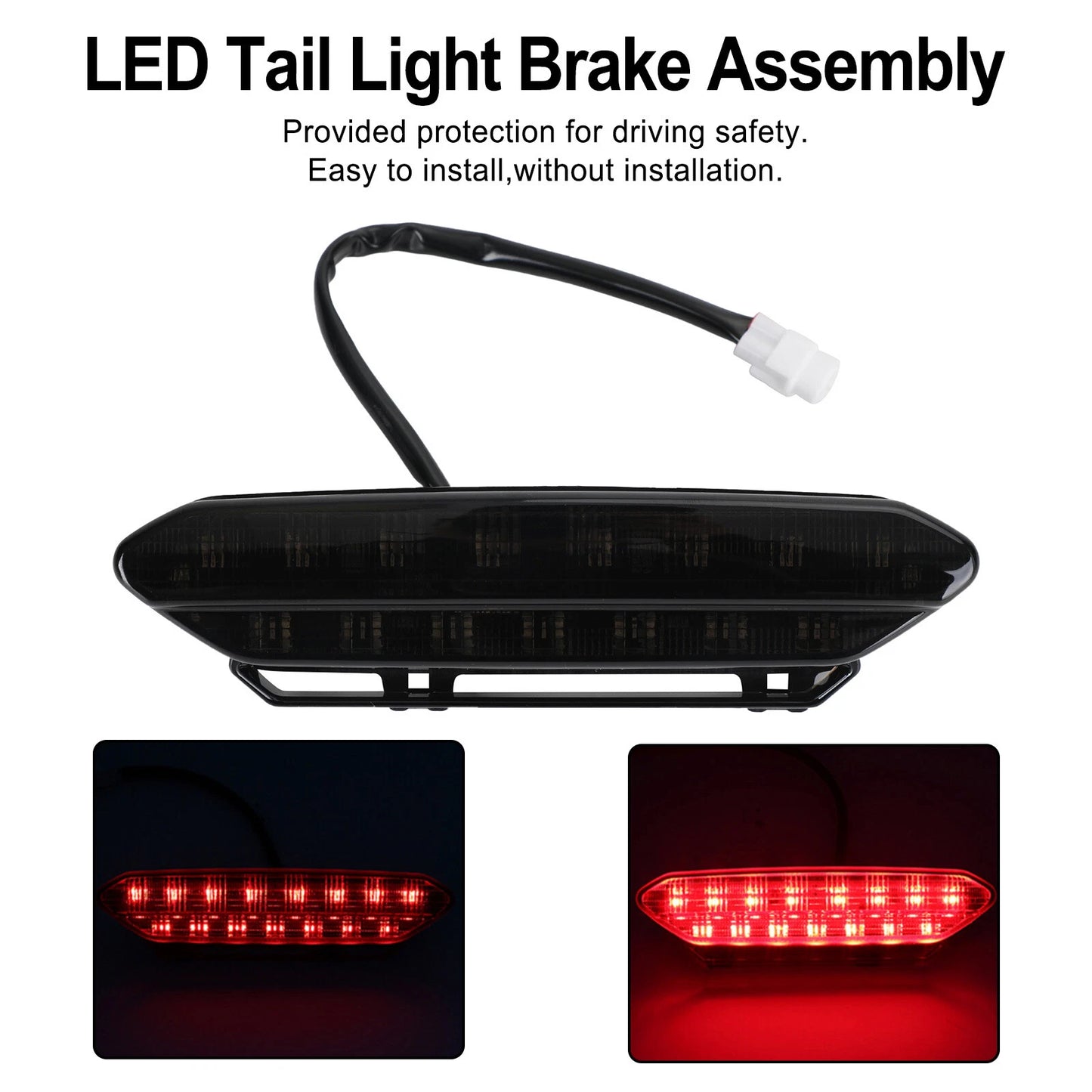 Tail Light for Yamaha YFZ450 (2006-2009) Black