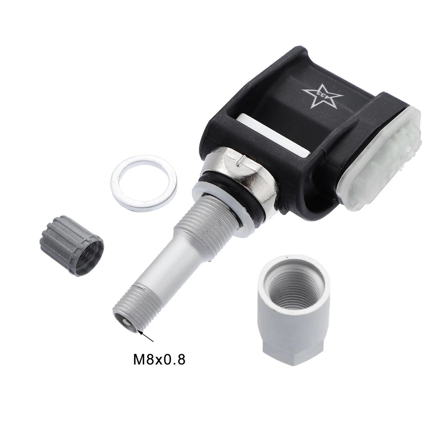 4 x Tire Pressure Monitoring System Sensors 433MHz for BMW X5 (2007-2013)