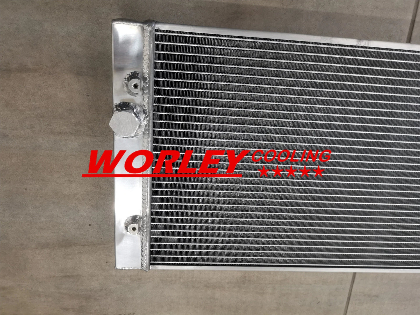 2 x QLD-2ROW Aluminum Radiator for Volkswagen Golf Mk3 1.8/2.0L (1993-1999)