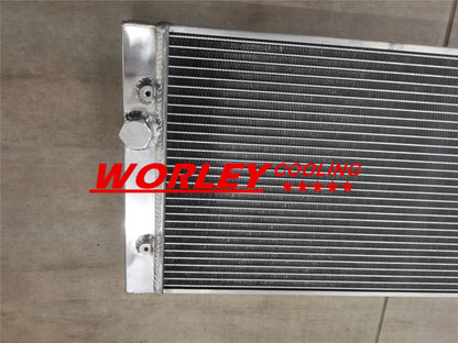 2 x QLD-2ROW Aluminum Radiator for Volkswagen Golf Mk3 1.8/2.0L (1993-1999)
