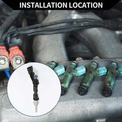 Fuel Injector for Land Rover Range Rover 2010-2013 5.0L Black 1 Pc