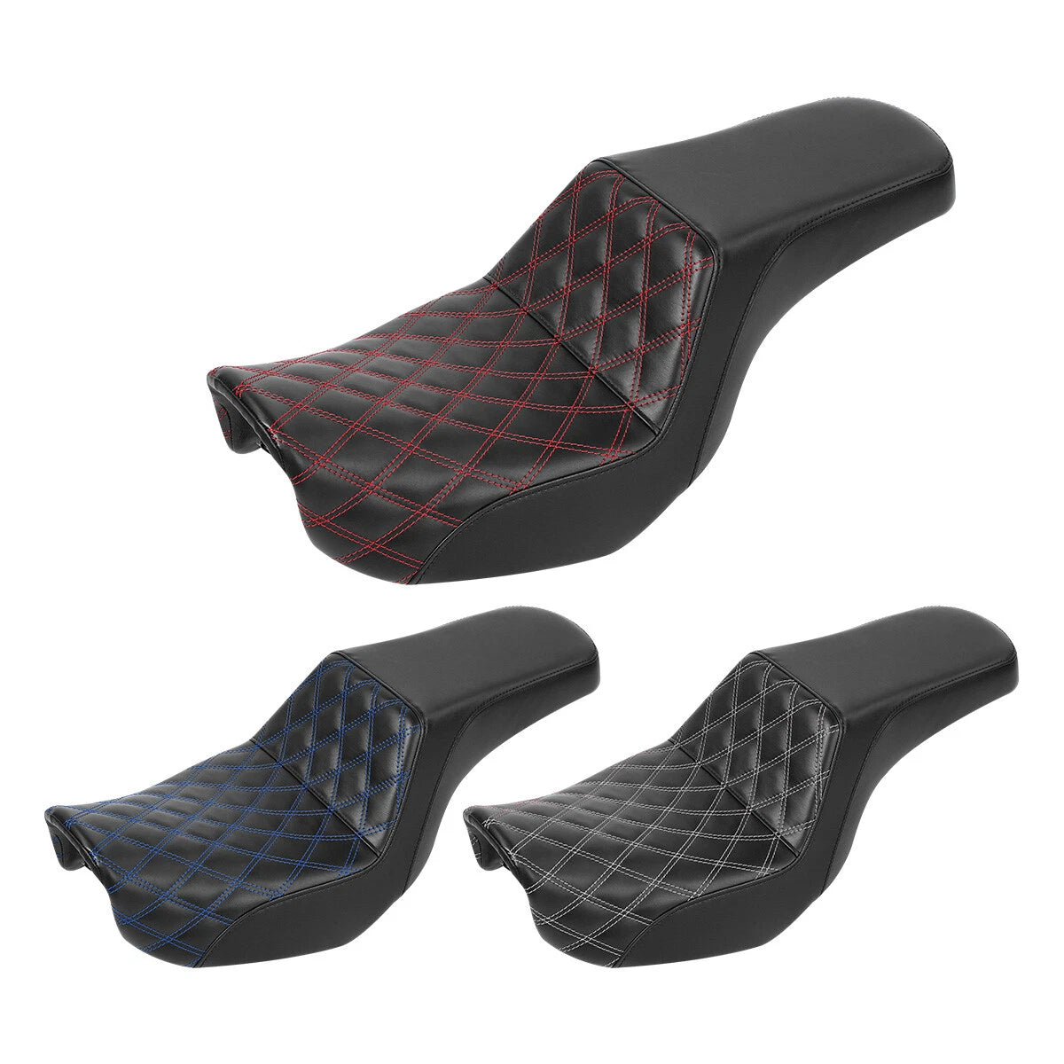 Driver Passenger Seat for Harley Dyna Fat Bob Wide Glide (2006-2017)