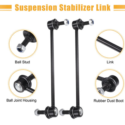 2 x Front Stabilizer Sway Bar Links for Fiat 500X, Jeep Compass (2016-2019)