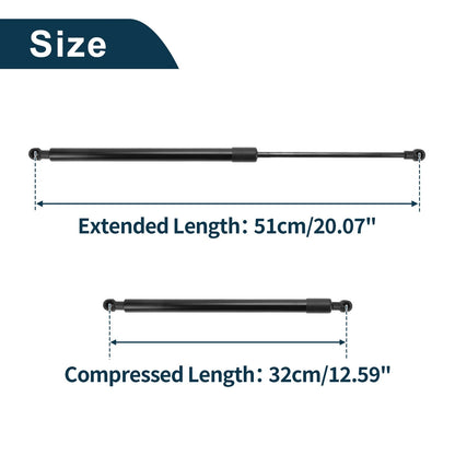 Rear Hatch Lift Supports 2 x Gas Springs for Toyota Prius (W3) (2001-2009)