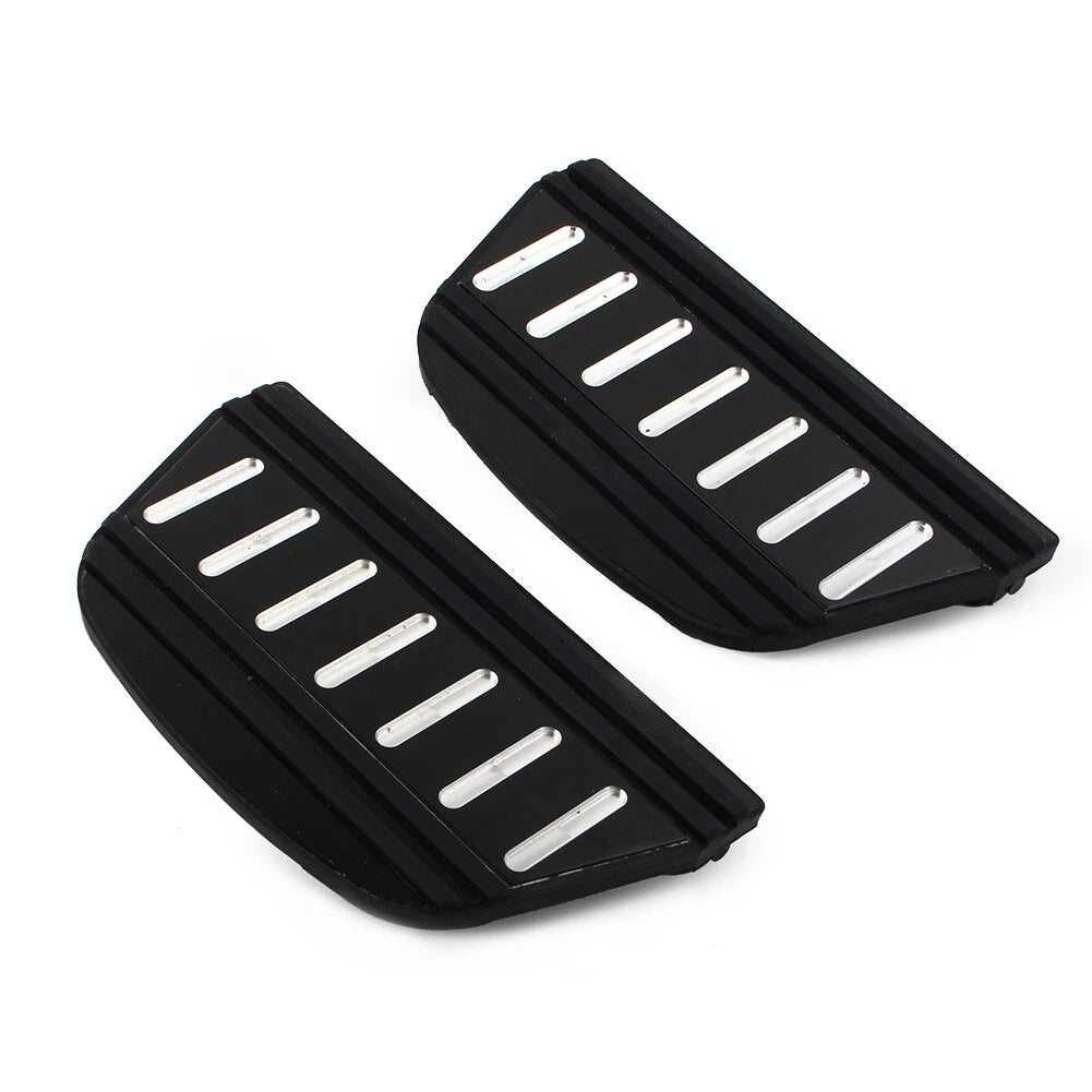 Black Rear Floorboard Foot Peg Insert for Harley Softail Electra Glide