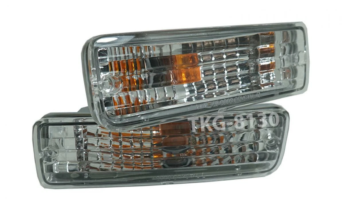 3 x Front Bumper Light Lamps for Toyota Hilux MK3 (1988-1997)