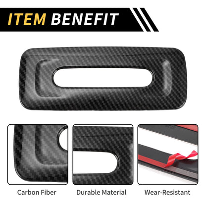 Carbon Fiber Rear Roof Reading Light Cover for Toyota Tundra (2022-2024)