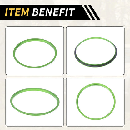 AC Vent Dashboard Decoration Rings for Toyota Tacoma (2016-2021) - 4 Pcs Green
