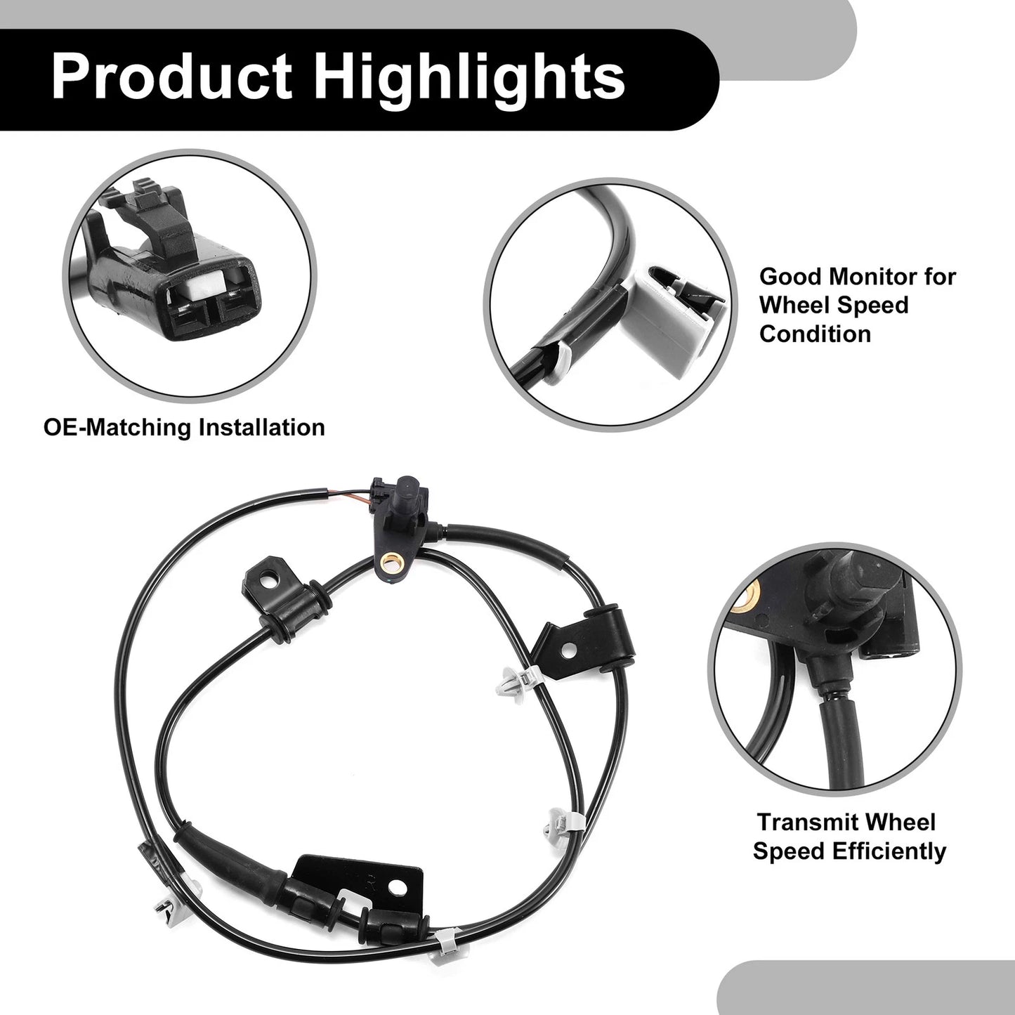 ABS Wheel Speed Sensor for Hyundai Tiburon (2003-2008)