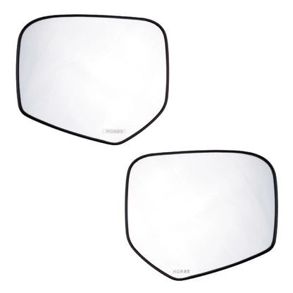Side Mirror Glass Lens Rear View Pair Fits Mitsubishi Triton L200 Pickup 2015-18