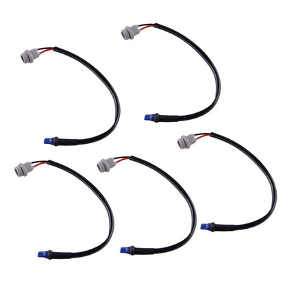 5 x T10 168 194 W5W 2821 2825 Rubber Base Socket Wiring Harness for Car