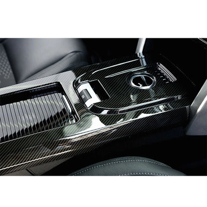 Carbon Fiber Style Center Console Panel Trim Fit for Discovery Sport 2016-2018