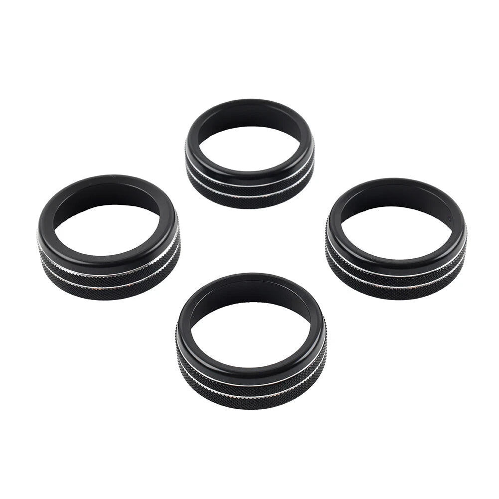 Black AC Climate Control Knob Trim for Toyota Tacoma (2016-2023)
