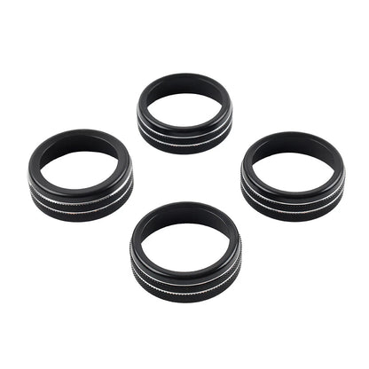 Black AC Climate Control Knob Trim for Toyota Tacoma (2016-2023)