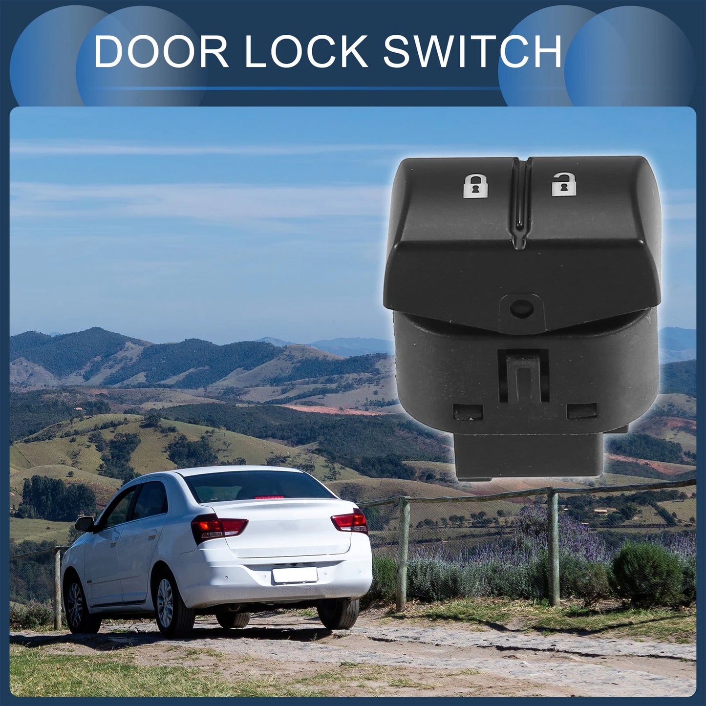 Door Lock Switch Front Right Passenger for Chevrolet Cobalt (2005-2010)