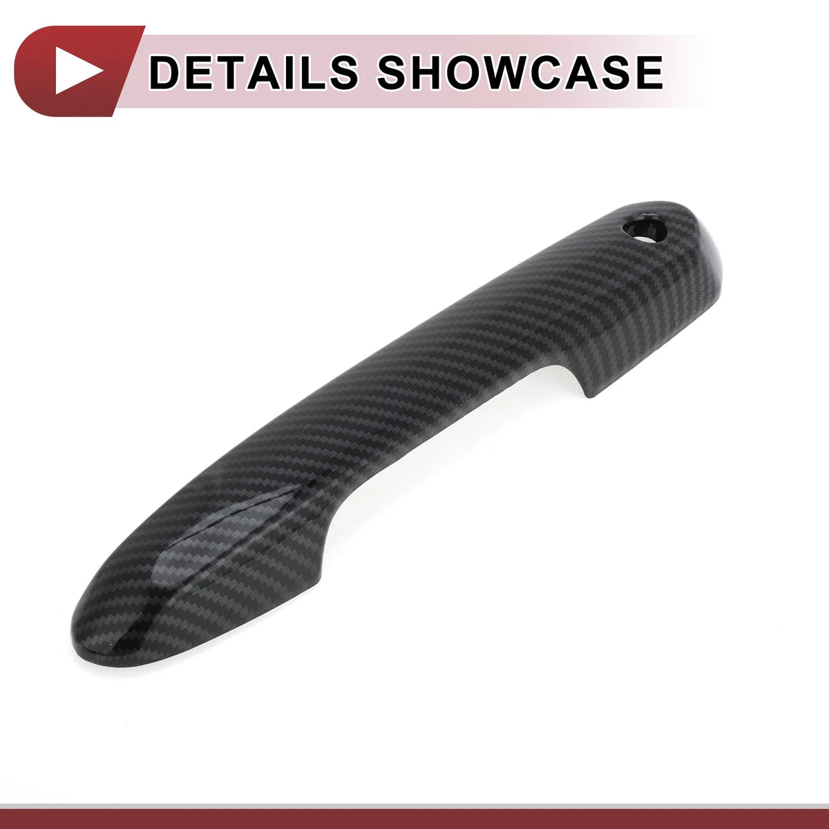 4 Pcs Carbon Fiber Door Handle Covers for Toyota Rav4 (2019-2024)