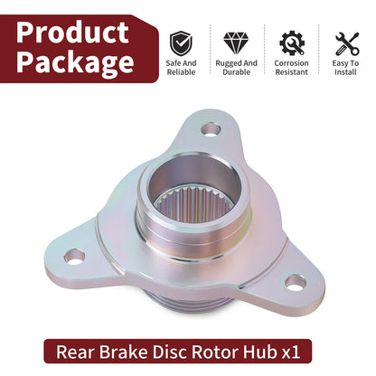Rear Brake Disc Rotor Hub for Polaris Scrambler 500 4x4 2005-2012