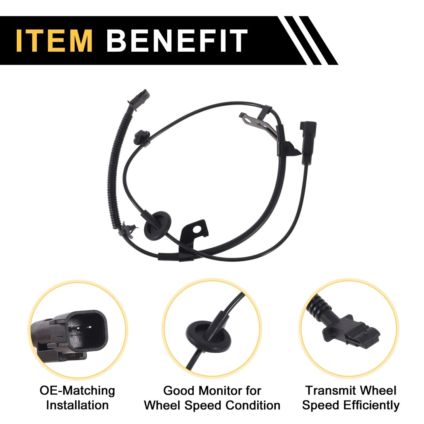 ABS Wheel Speed Sensor for Dodge Caliber Rear Left
