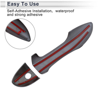 Door Handle Cover Trim for Toyota Corolla (2014-2019) - Carbon Fiber Black