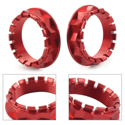 Rear Wheel Axle Nut 2 x Red for Ducati V4 1098 1198 1199 1299 Diavel