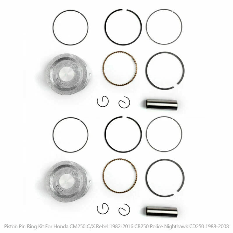 Piston Ring Kit 1.00mm for Honda Rebel CA250 CMX250X CMX250C