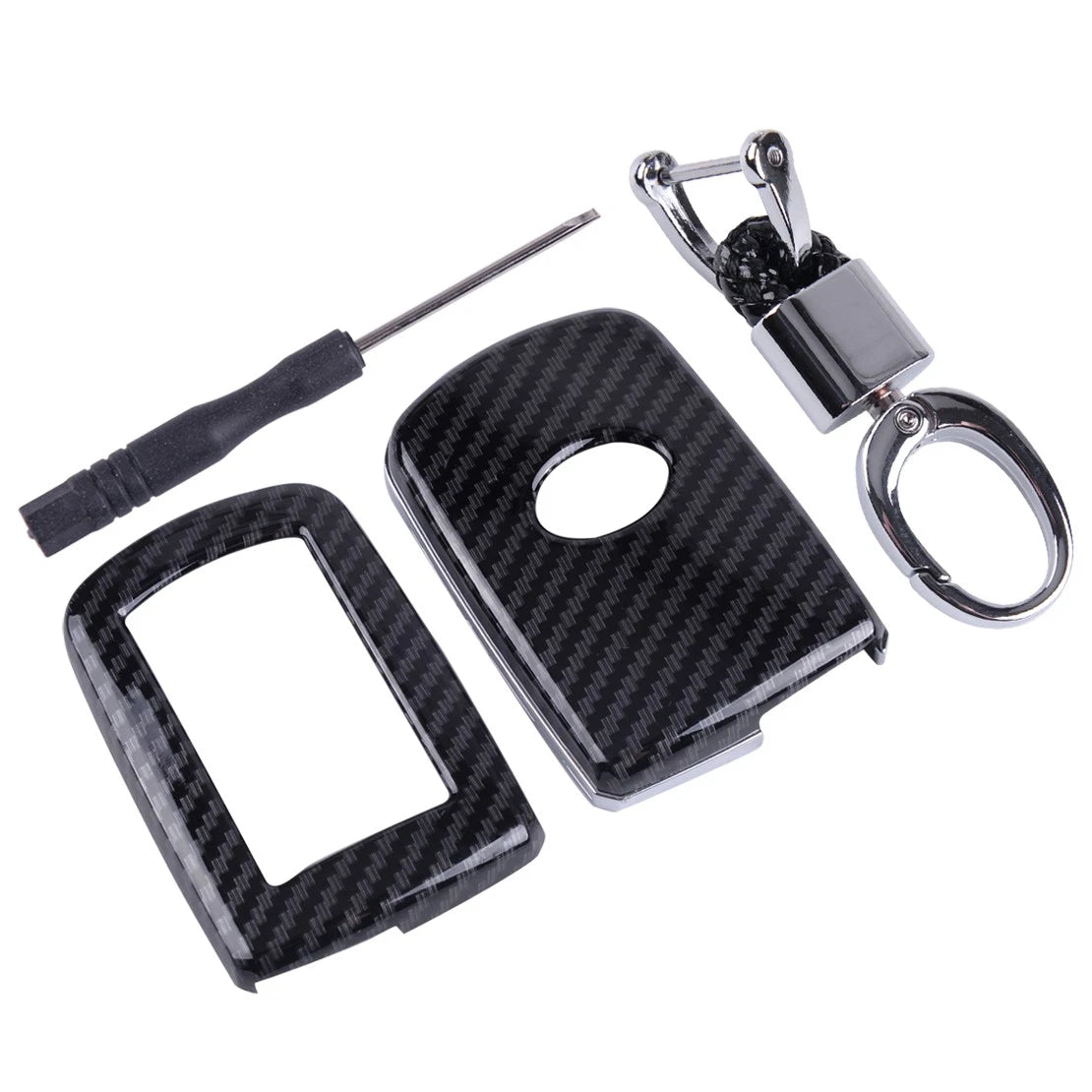 Carbon Fiber Texture Cover for Toyota RAV4, Camry, Highlander, Corolla